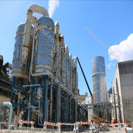 Free falling film plate evaporator