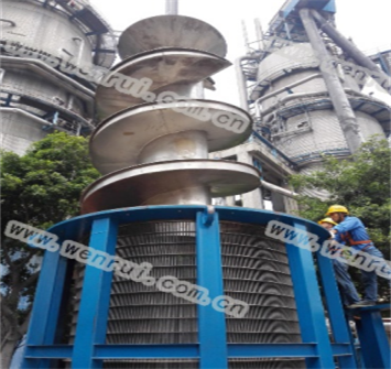 Evaporation top part separator